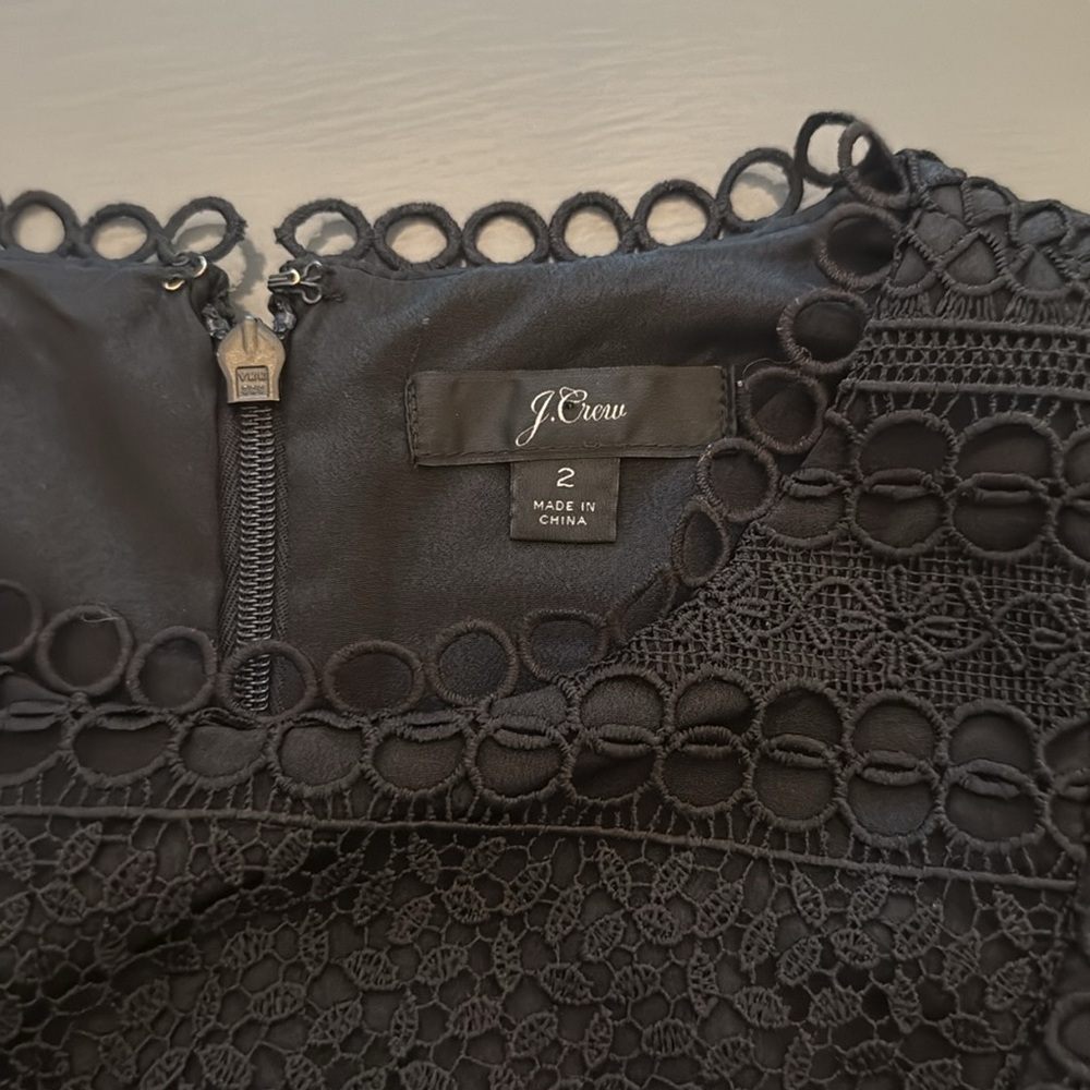 J. Crew black lace dress - Picture 6 of 12